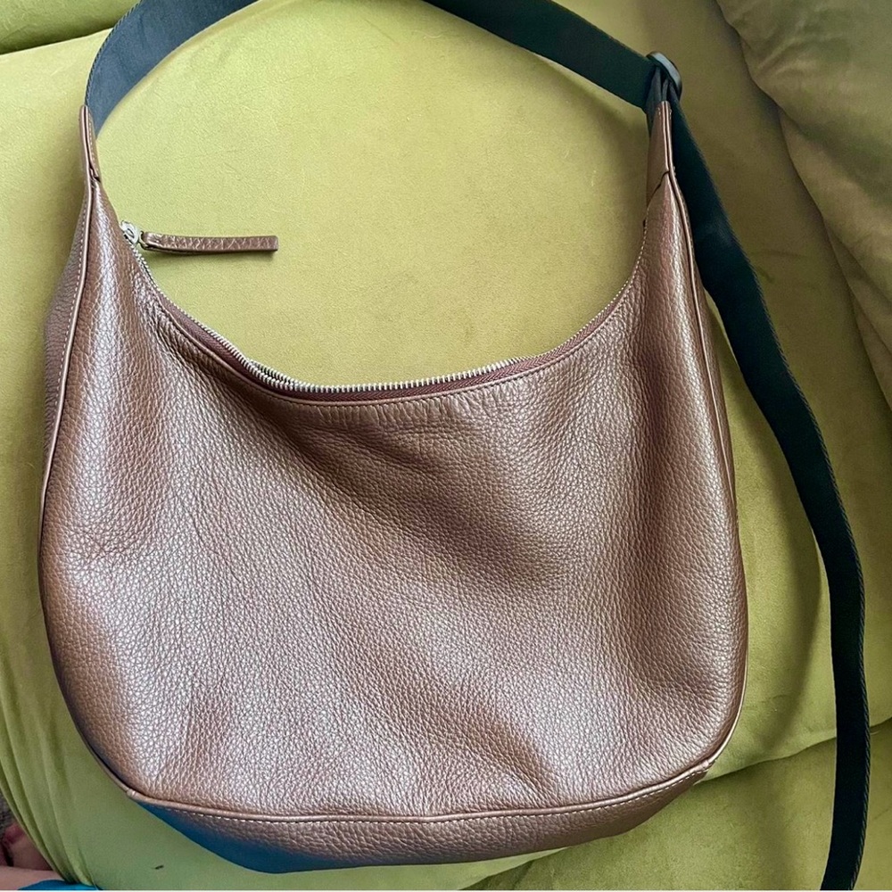 Baggu Medium Leather Crescent Bag – Discontinued/Deadstock